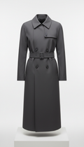 Graphite Technical Trench Coat