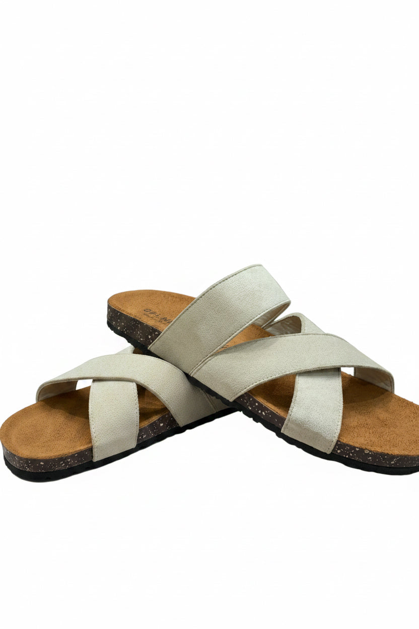 Slipper cross strap