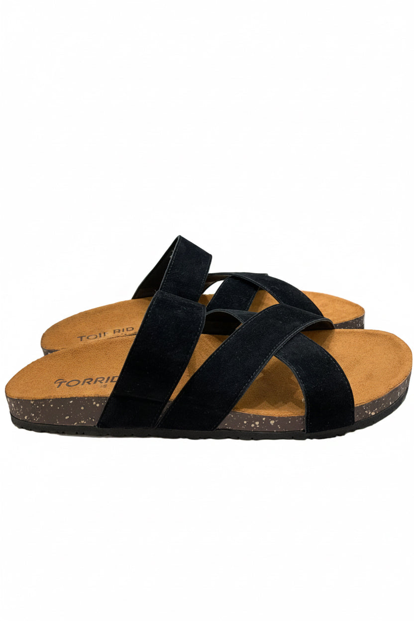 Slipper cross strap