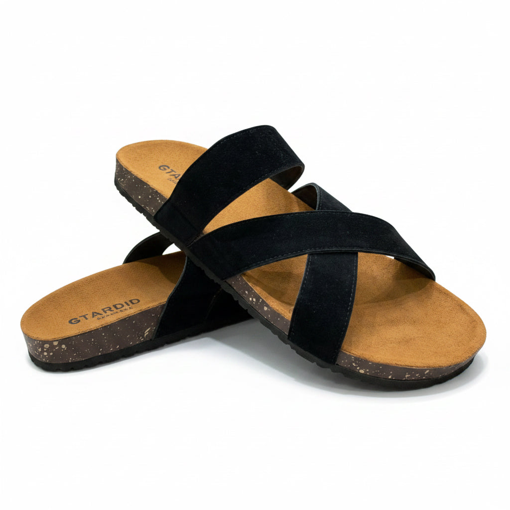 Slipper cross strap