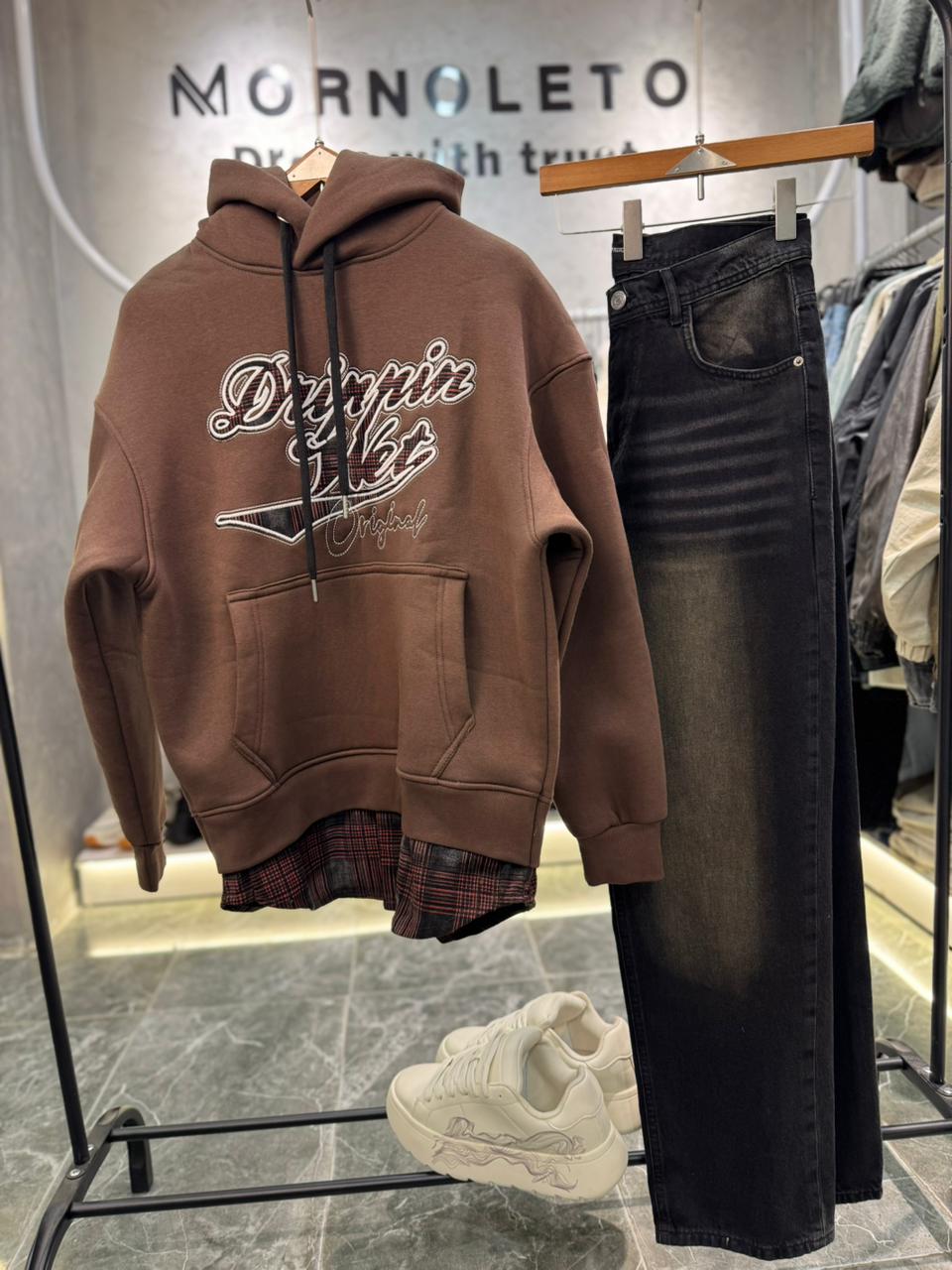 Hoodie with extension