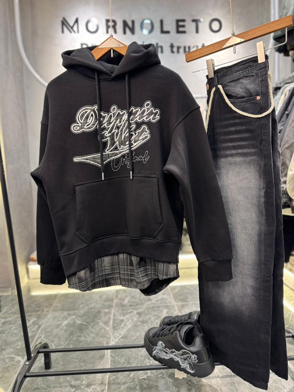 Hoodie with extension